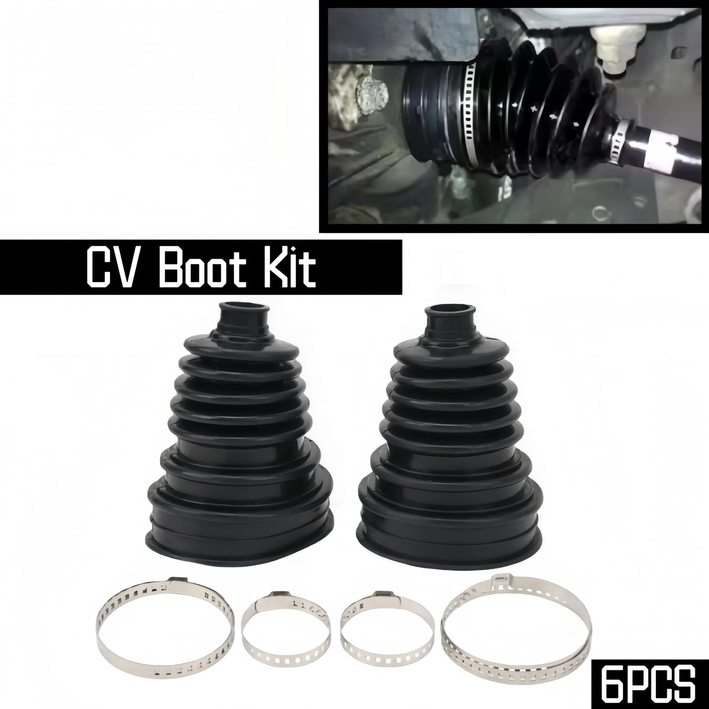 Universal CV Boot Kit Konstante Geschwindigkeit Joint Staub Abdeckung Set Für Fahrzeug Antriebswelle Auto Reparatur Anti-Aging Tragen Schutz