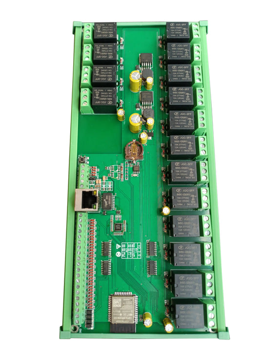 Ethernet Relais Bord 16 32 Kanal ESP32 WIFI MQTT Home Assistant Domoticz Openhab Digital Eingang Smart Switch