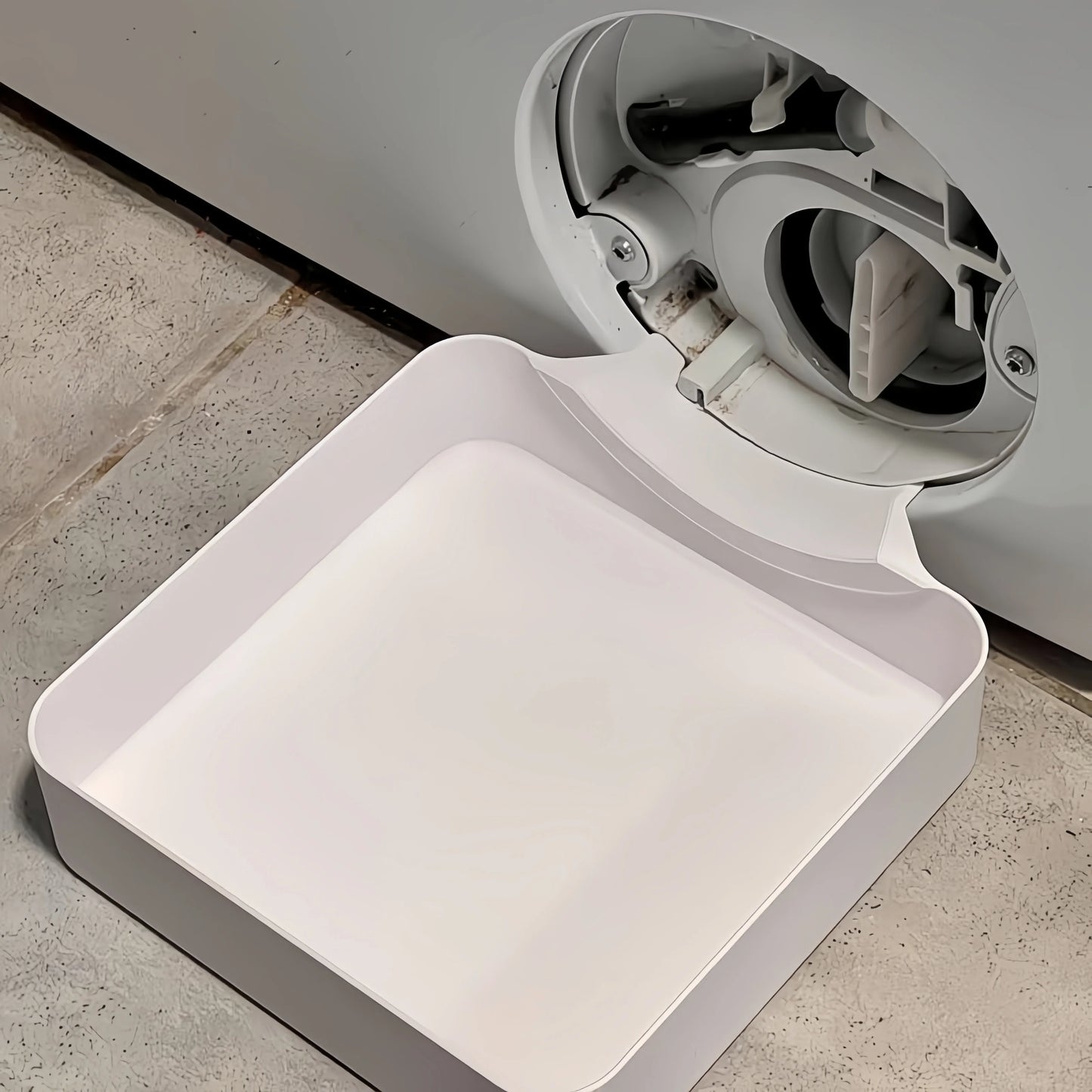 Waschmaschinen-Auffangwanne Für Abwasser, Kein Überlaufen, Mit Fussel- Und Fremdkörperfilter, Wasserauffangbox Für Sauberen Waschraum