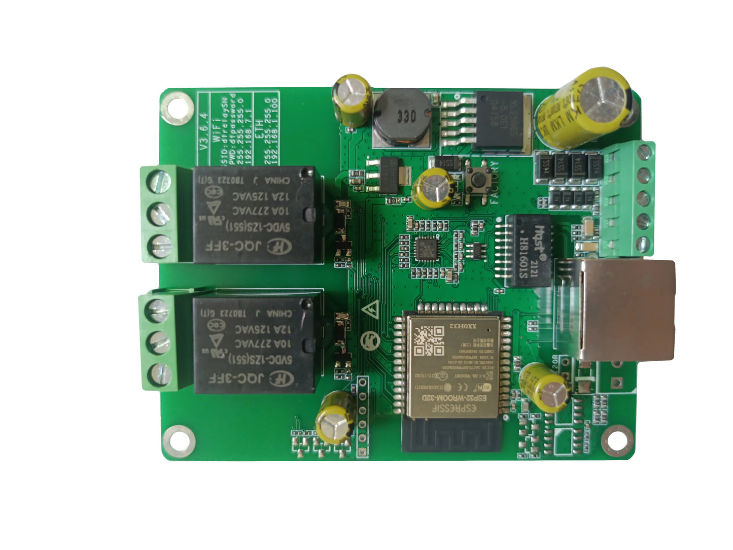 Ethernet-Relais-Netzwerk-Wlan-Switch Modbus MQTT TCP UDP Web Http-Zeitplan Task CAN RS485 Coap Domoticz Timer-Modul