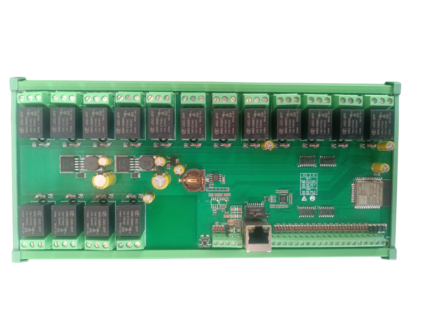 Ethernet Relais Bord 16 32 Kanal ESP32 WIFI MQTT Home Assistant Domoticz Openhab Digital Eingang Smart Switch