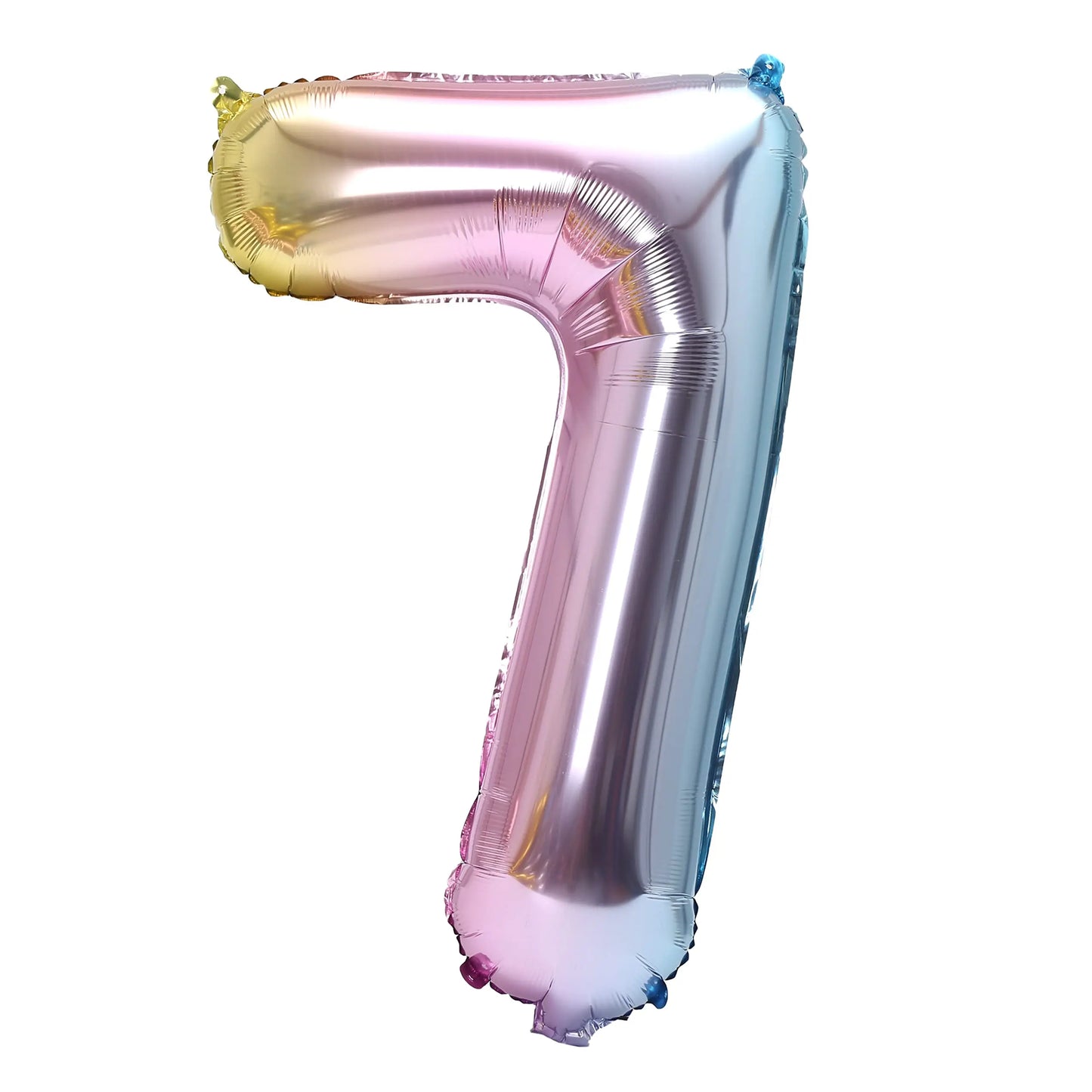 32 Zoll Regenbogen-Farbverlaufs-Zahlen-Folienballon 1-9 Für Kindergeburtstag, Party-Dekoration, Babyparty, Brautparty, Weitere Optionen Verfügbar