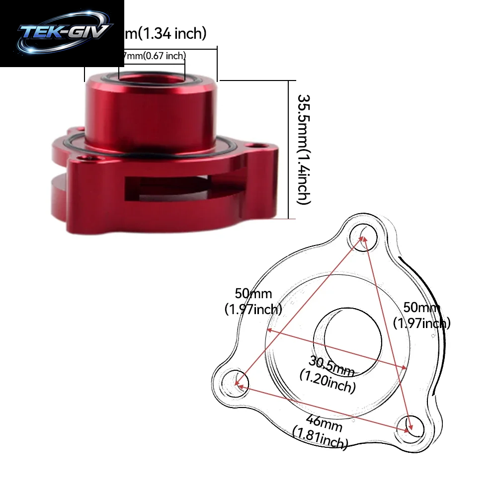 NEUER Auto-Turbo-Abblasventil-Adapter Für Ford Mustang Escape Fiesta ST Fusion Sport 1,5 L 1,6 L 2,0 L 2,7 L