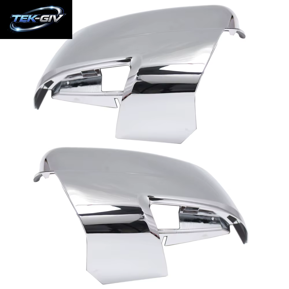 Auto-Rückspiegel-Abdeckkappen, Chrom, Für Dodge Ram 1500, 2013, 2014, 2015, 2016, 2017, 2018 68231243 AA 68231242 BIN
