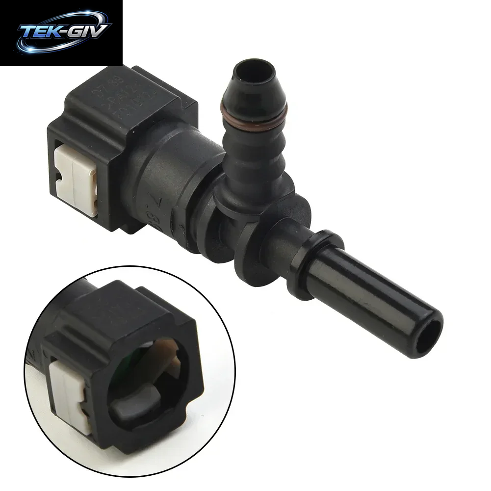 Auto Kraftstoff Linie Schlauch Schnell Release Stecker 7,89 ID6 Weibliche Bundy T Fitting Kraftstoff Linie Schlauch Koppler Vergaser Teil