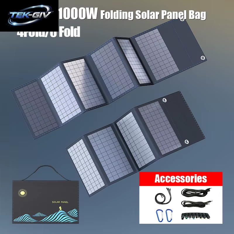 1000 W Solarpanel Tragbare Falttasche USB + DC Ausgang Solar Ladegerät Outdoor Netzteil Für Home Handy Stromgenerator