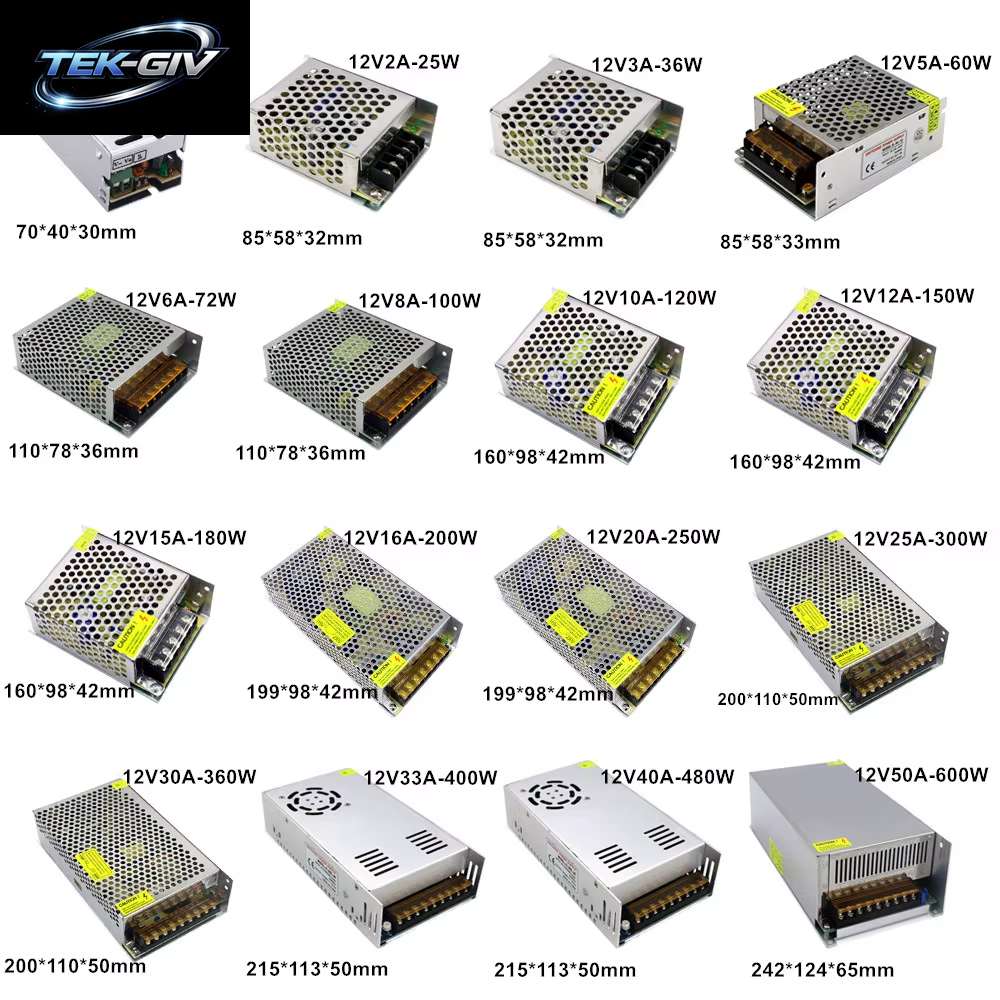 5V 12V 24V 36V Netzteil SMPS 5 12 24 36V AC DC 220V ZU 5V 12V 24V 36V 1A 2A 3A 5A 10A 20A 30A Schaltnetzteil SMPS