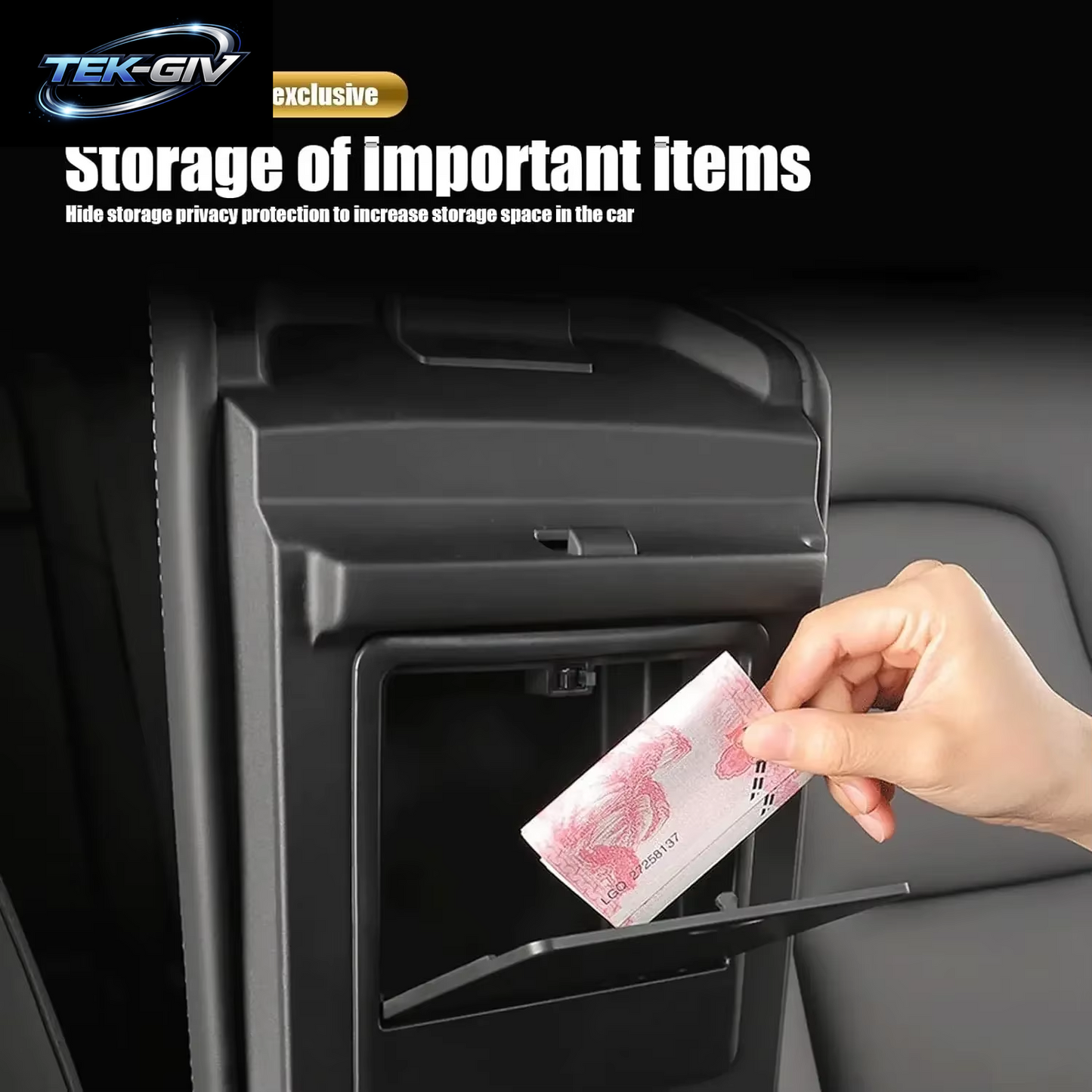 Für Tesla Modell 3 Modell Y 2021 2022 2023 Auto Center Konsole Organizer Armlehne Versteckte Lagerung Box Auto Lagerung Zubehör