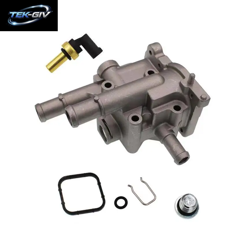 Motor Kühlmittel Thermostat Und Aluminium Gehäuse 96984103 96984104 Für Opel Astra Zafira Signum Vectra Für Chevrolet Aveo Cruze