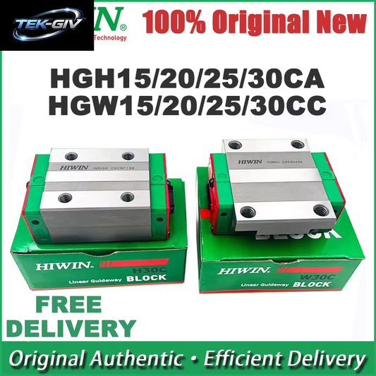 100 % Originaler Echter HIWIN HGH15CA HGH20CA HGH25CA HGH30CA Linearführungsschieber HGW15CC HGW20CC HGW25CC HGW30CC Blöcke Für CNC