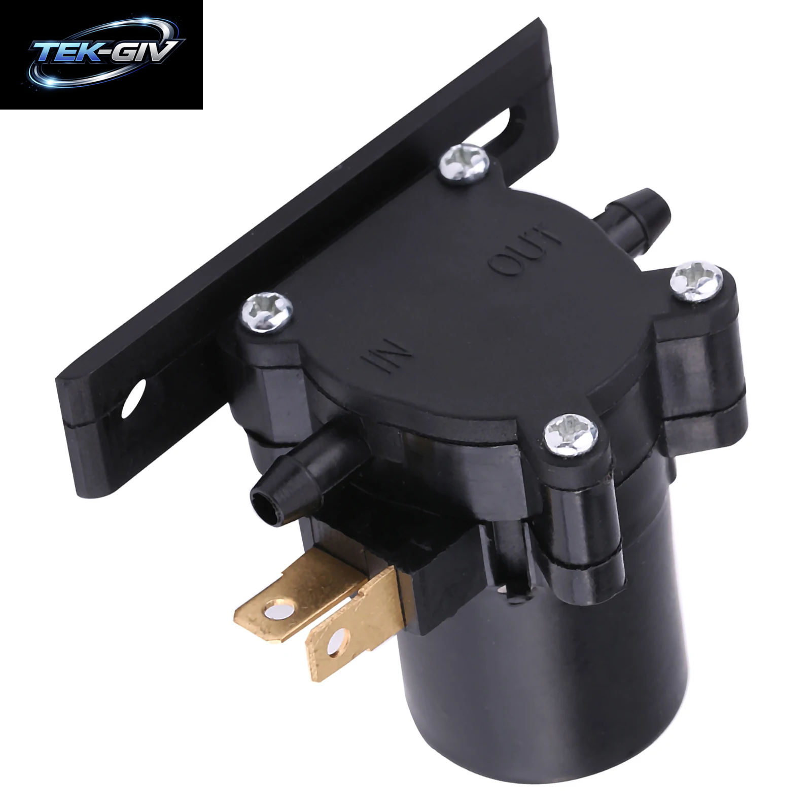 Auto-Scheibenwaschpumpe, 12 V, Universelle Waschpumpe Für Van, Bus, LKW, Auto-Scheibenwaschmotor, 2-Polig, AWP01, Kunststoff