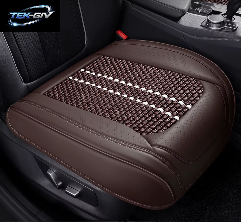 Leder-Front-Autositz-Schutzbezüge, Kissen, Luxuriös, Wasserdicht, Für Fiat Punto Ford Explorer Laguna 3 Fiat Bravo Golf G5