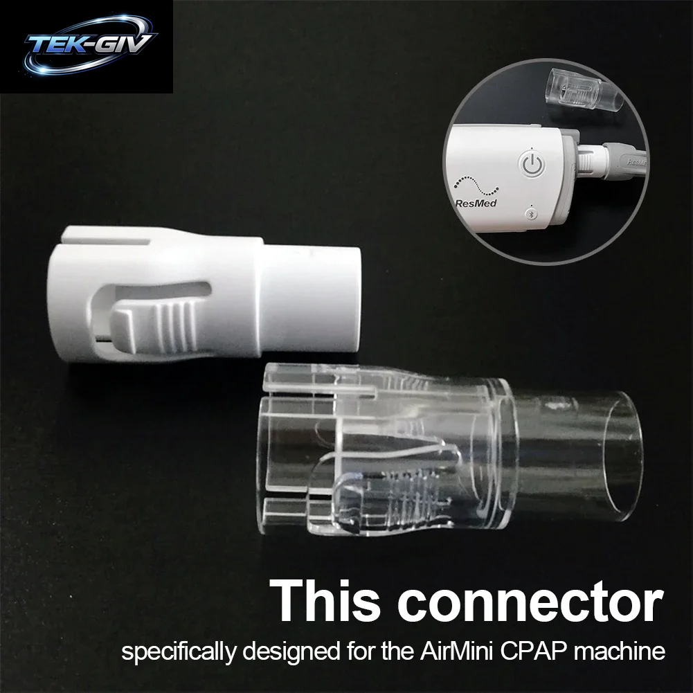 1Pc Für Resmed Airmini Schlauch Anschluss Für CPAP Rohr CPAP Schlauch Port Zu Multi-Marke Air Nasen Masken Zubehör Gesundheit Pflege