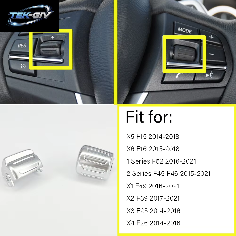 Schwarz Auto Multi-Funktion Lenkrad Control Knob Taste Für BMW 3 4 5 GT 6 7 Serie F30 F35 F34 F36 F10 F11 F12 F07 F01 F02