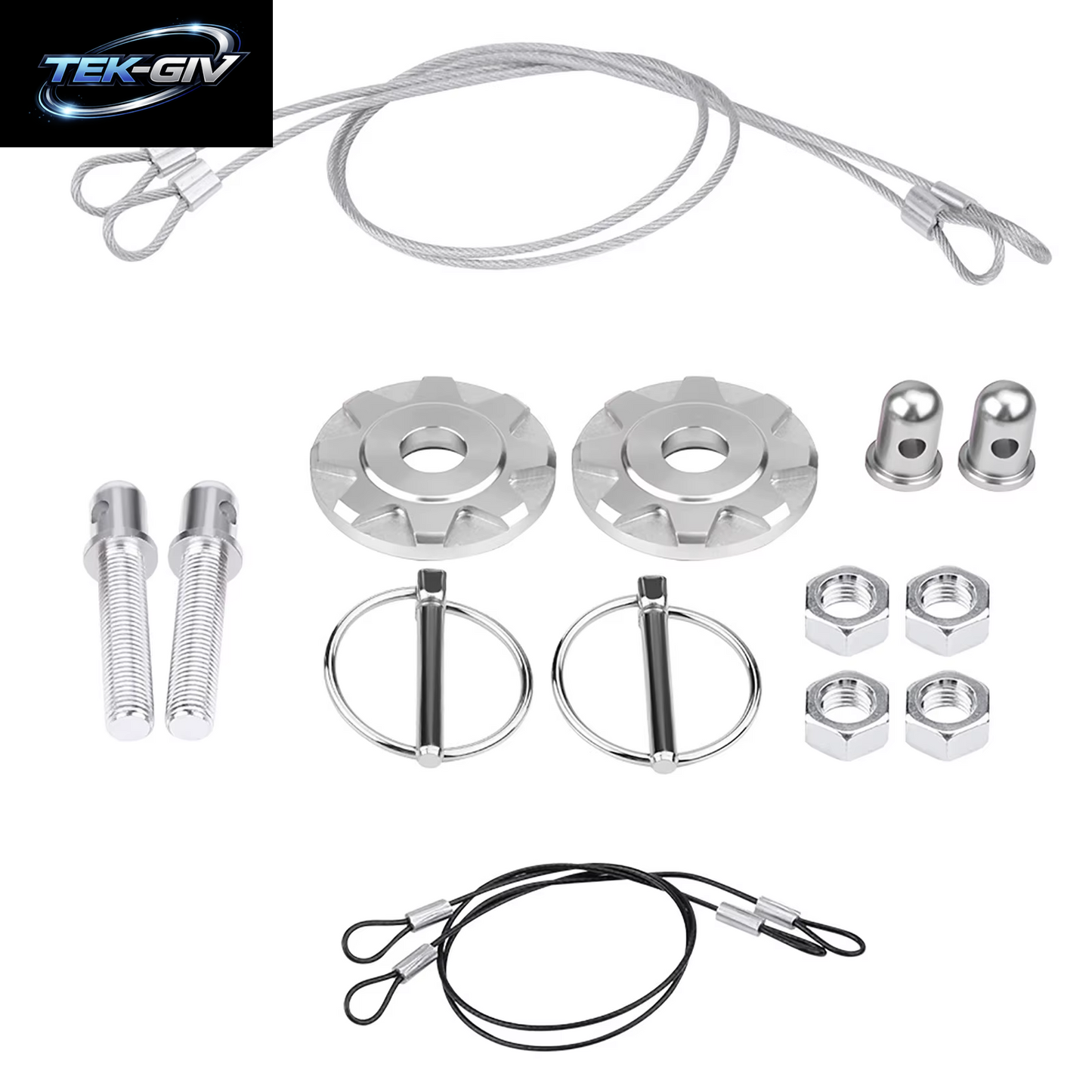 CNC Aluminium Legierung Autorennen Haube Pin Lock Aussehen Kit Universal Haube Schloss Haube Pin Lock Aussehen Kit Renn Haube Pin Lock