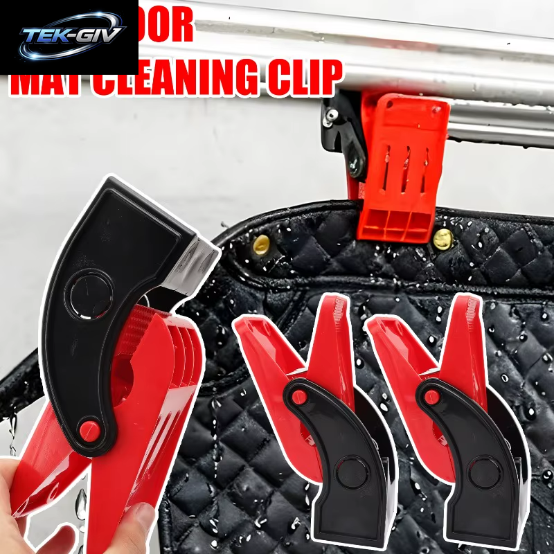 4Pcs Pinsel Haken Auto Befestigungen Reinigung Boden Pad Clips Teppich Waschen Klemmen Yoga Matten Feste Werkzeuge Ständer Halter Auto Zubehör