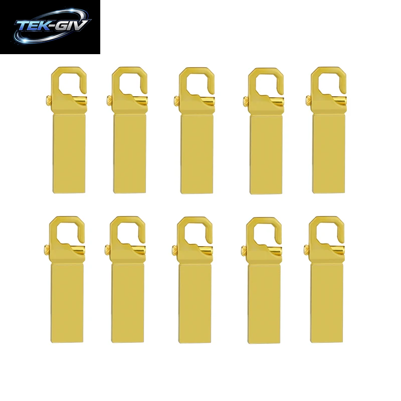 10 Teile/Los Metall Usb-Stick 4GB 8GB Pen Drive 16GB 32GB Cle USB Stick 2,0 UDP Speicher Flash Drive 64GB 128GB Kostenloses Individuelles Logo