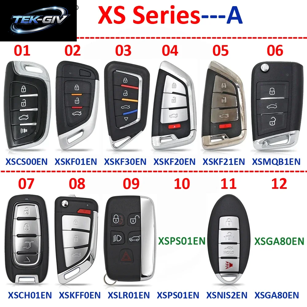 Xhorse Original XS XE XN XK Serie VVDI Universal Smart / Super / Wireless / Wire Remote Key Englische Version Für VVDI Key Tool
