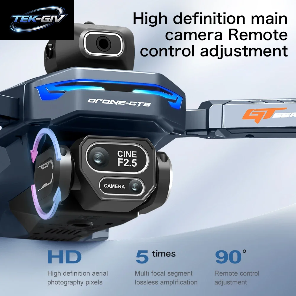 Neue GT8 Drohne 8K HD Professionell 360 ° Dual-Kameras GPS 5G WLAN Bürstenlose Motoren Hindernisvermeidung Faltbarer Quadcopter 2026