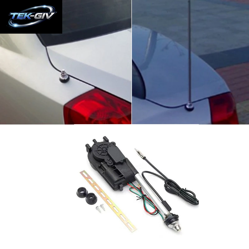 Neue Auto Elektrische Antenne Radio Auto Booster Netzteil Antenne Kit Auto Signal Elektrische 12V Außerhalb Auto Antenne AM/FM Radio