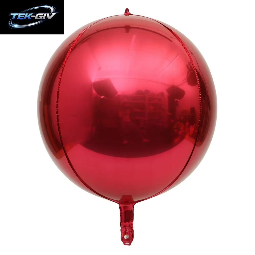 10-70 Zoll Gold 4D Runder Folienballon Riesige 4D Rot Silberfolie Helium Luftballons Für Geburtstagsfeier Hochzeit Babyparty Deocr Gl