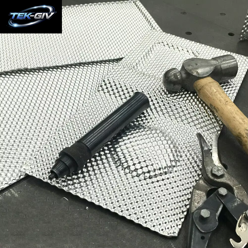Silber Geprägte Aluminium-Hitzeschild-Auspuffanlagen, Elektrische Turbo-Wärmedämmung, Isolierte Aufkleber-Auspuffanlagen Mit Automatischer Temperatur