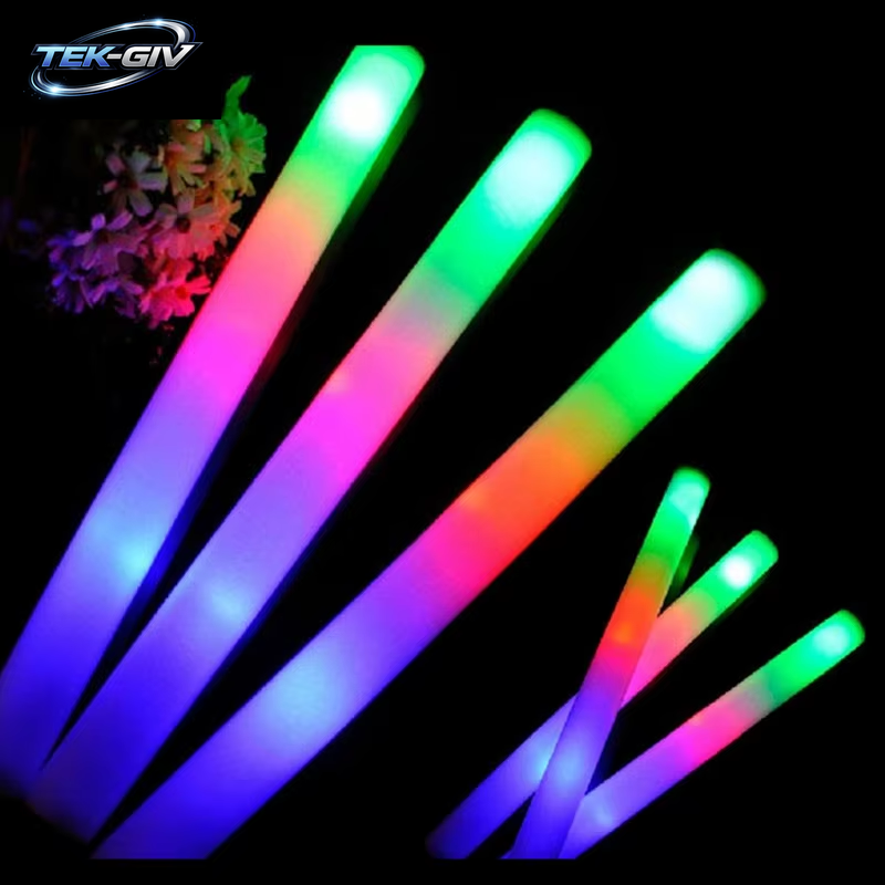 12/30/60 Stück Led-Leuchtstäbe, Bunt, Rgb-Leuchtschaumstoffstäbchen, Jubelröhre, Dunkles Licht Für Weihnachten, Geburtstag, Hochzeit, Partyzubehör