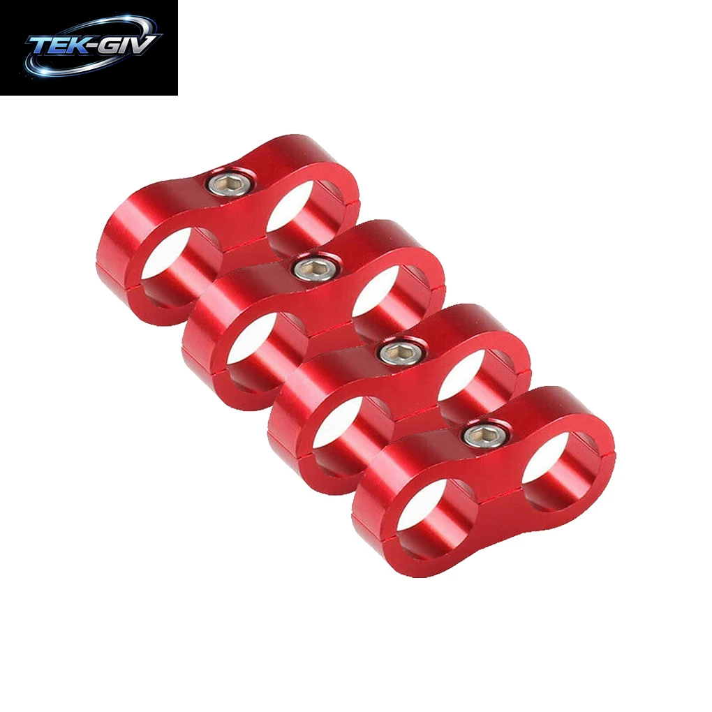 4 Teile/Los 6An Schlauch Separator Klemme Halterung Adapter Für 3/8 "Öl Kraftstoffs Ch Lauch Leitung