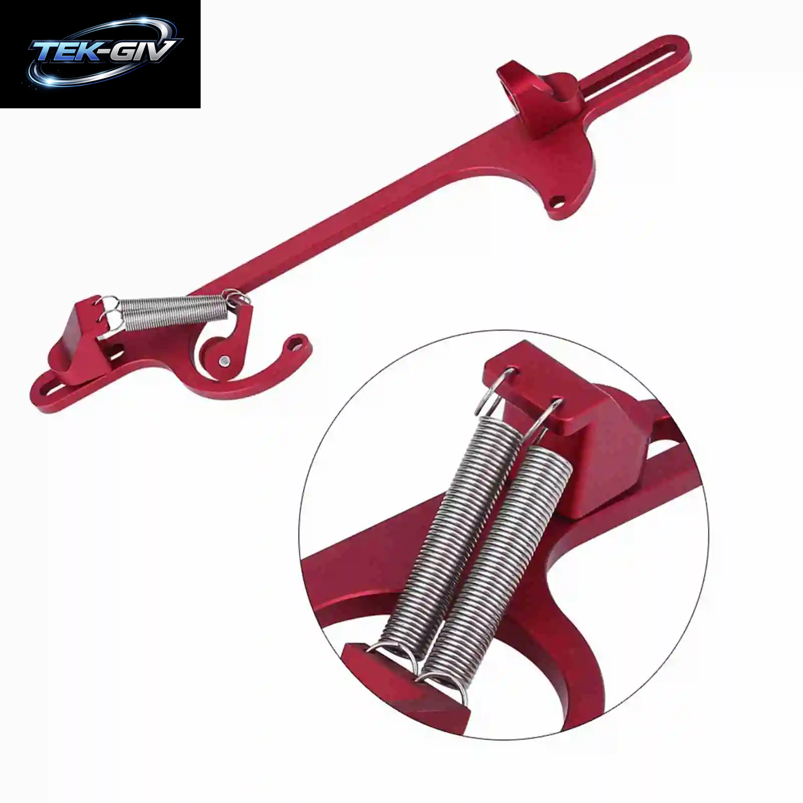 Billet Aluminium Gaszug Vergaserhalterung Für Holley 4150 & 4160 Serie Vergaser Rot