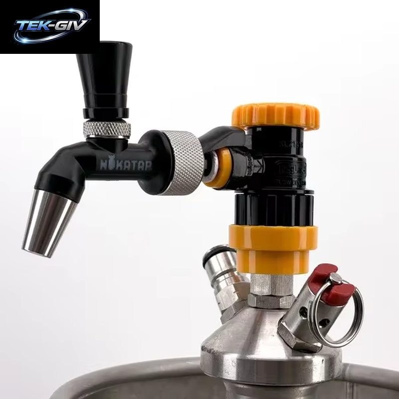 Kostenloser Versand Kegland Nukatap Mini Flow Control Wasserhahn Trennkits Heimbrauegerät