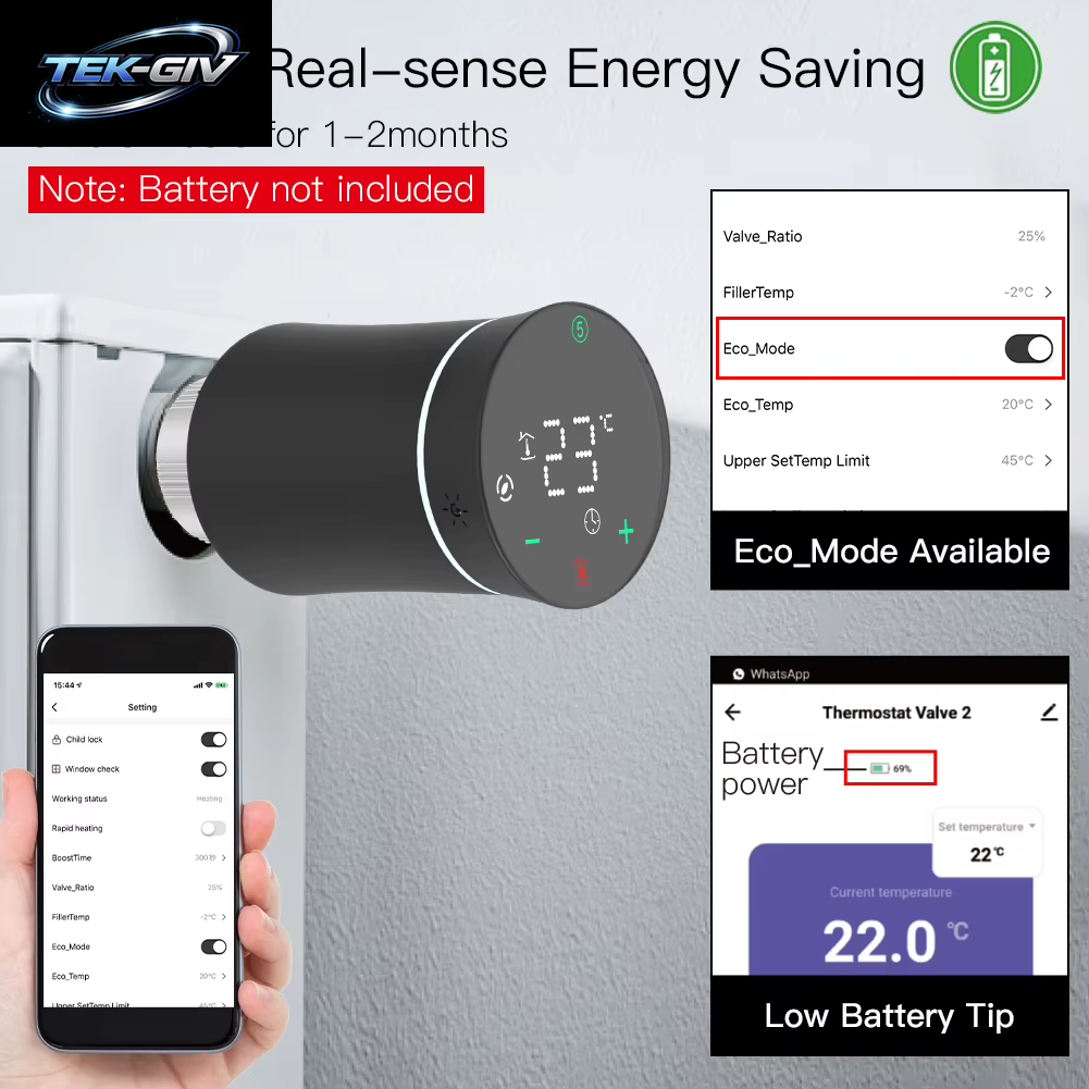 MOES Zigbee 3,0 TRV Thermostat Tuya Heizkörper Stellventil Smart Programmierbare Temperatur Controller Alexa Google Sprachsteuerung