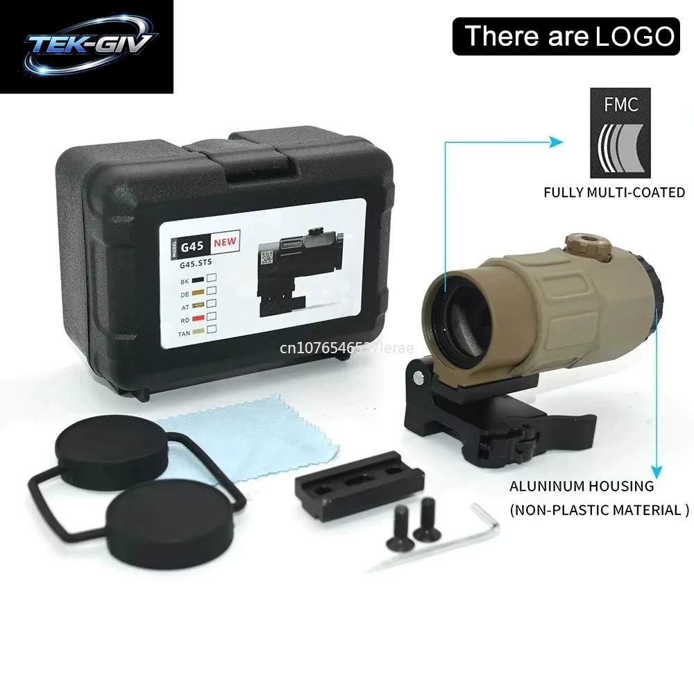 EOTECH 558 Holografisches Kollimator-Rotpunktvisier G43/G33 3X G45 5X Vergrößerungsglas Airsoft Jagdausrüstung Mit 20Mm Schienenmontage & Qd-Hebel