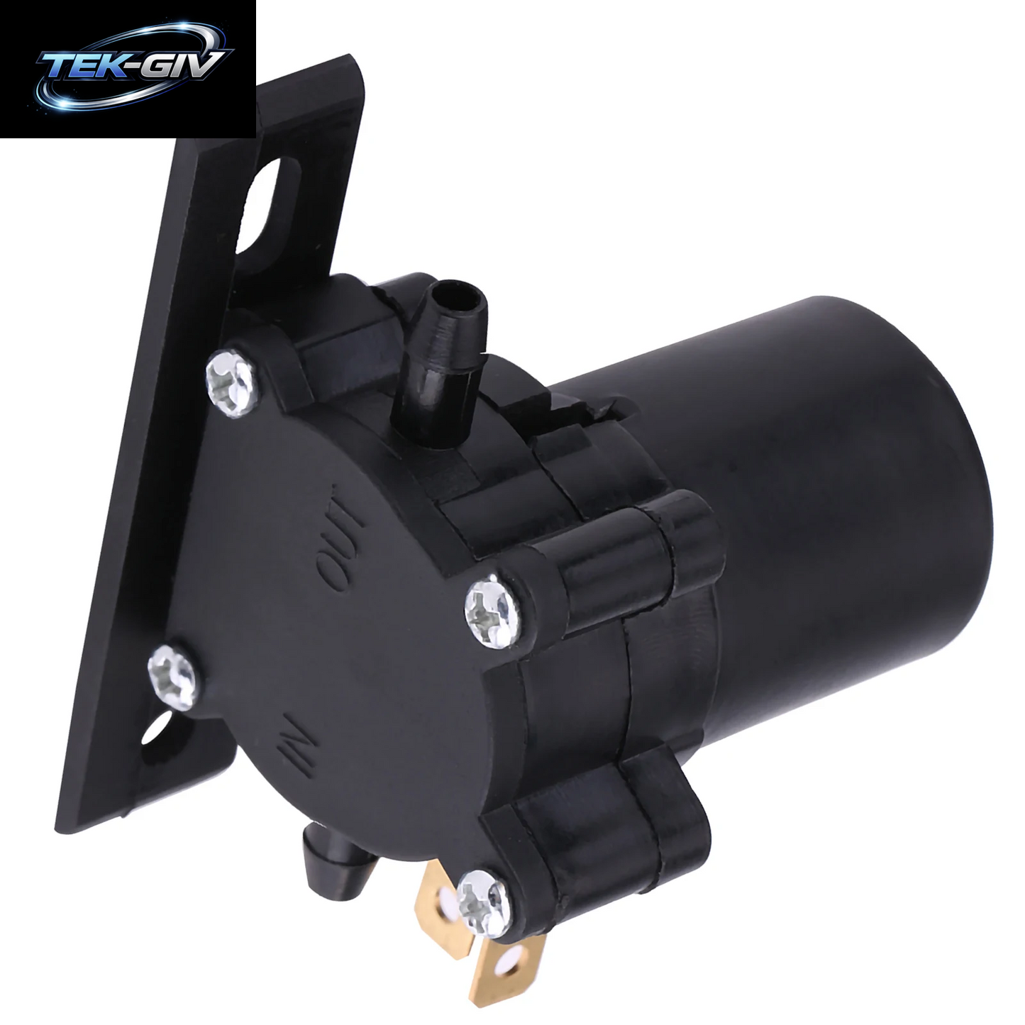 Auto-Scheibenwaschpumpe, 12 V, Universelle Waschpumpe Für Van, Bus, LKW, Auto-Scheibenwaschmotor, 2-Polig, AWP01, Kunststoff