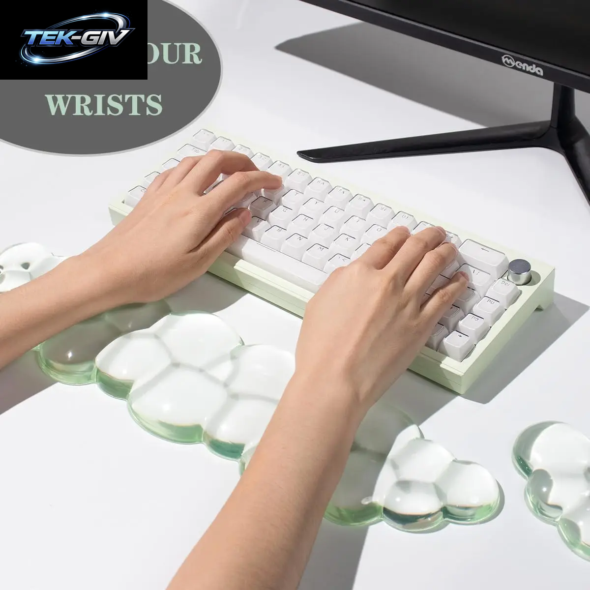 Cloud-Tastatur- Und Maus-Handgelenkauflage, Niedliche Handgelenkstütze Und Armstütze, Tastaturauflage Zur Schmerzlinderung Bei Tastatur Und Maus