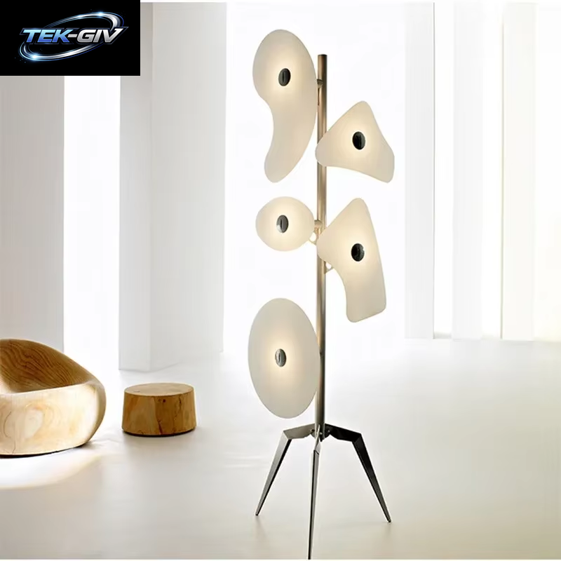 Skandinavische Stehlampe Kreative Led-Farblicht Acryl Orbitallampe Designer Kawaii Lampe Wohnzimmer Schlafzimmer Ecksofa Licht