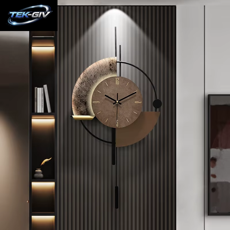 Ein Künstler Des Lebens Sein, Moderne, Minimalistische, Sprachgesteuerte, Leuchtende Wanduhr