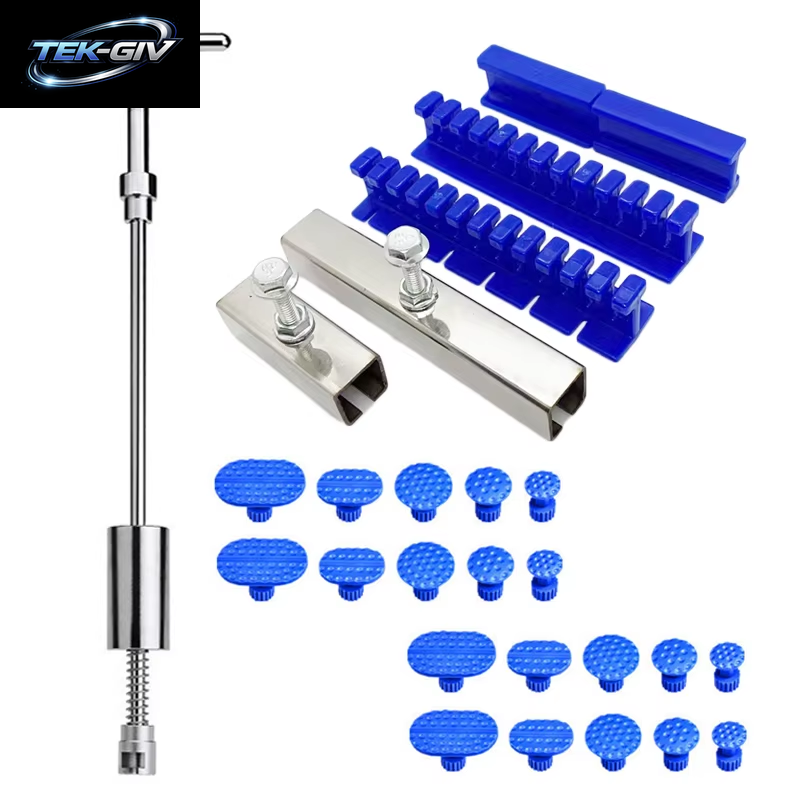 Auto Dent Reparatur Werkzeuge Auto Körper Saugnapf Kits Dent Puller Tool Kit Mit Slide Hammer Reverse Hammer Pull Tabs Für Auto