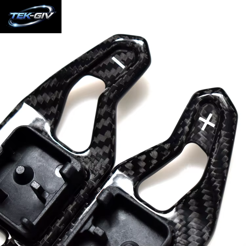 Carbon Fiber Shift Paddle Für Audi A3 8V S3 RS3 A4 S4 A5 S5 RS4 B8 B9 A6 A7 TT TT R8 Q3 Q5 Auto Lenkrad Shifter Verlängerung