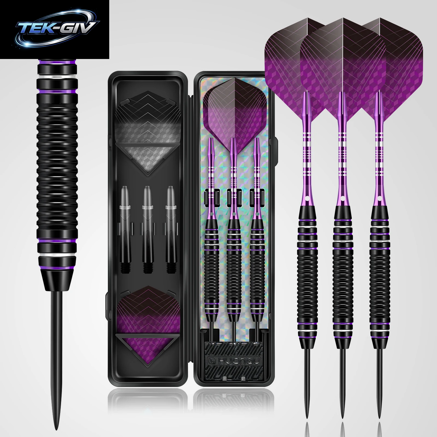 3Er-Pack 20G Hart-Dartpfeile, Texturierter Griff, Standard-Endstücke, Inklusive Aufbewahrungsbox, Geeignet Für Professionelle Wettkämpfe, Training Und Heimunterhaltung, Die Erste Wahl Für Profis Und Dart-Enthusiasten, Ein Tolles Geschenk Für Geburtstage U