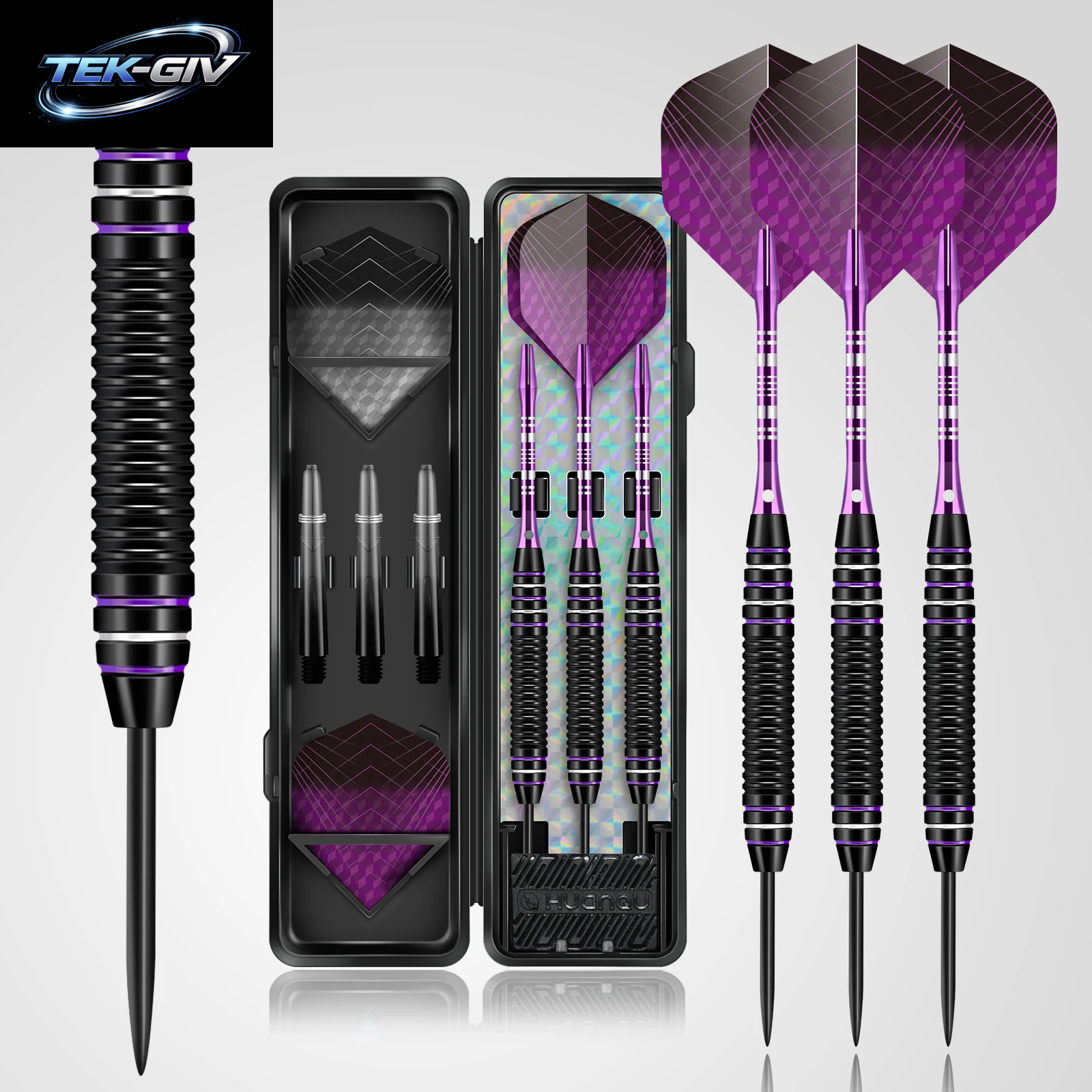 3Er-Pack 20G Hart-Dartpfeile, Texturierter Griff, Standard-Endstücke, Inklusive Aufbewahrungsbox, Geeignet Für Professionelle Wettkämpfe, Training Und Heimunterhaltung, Die Erste Wahl Für Profis Und Dart-Enthusiasten, Ein Tolles Geschenk Für Geburtstage U