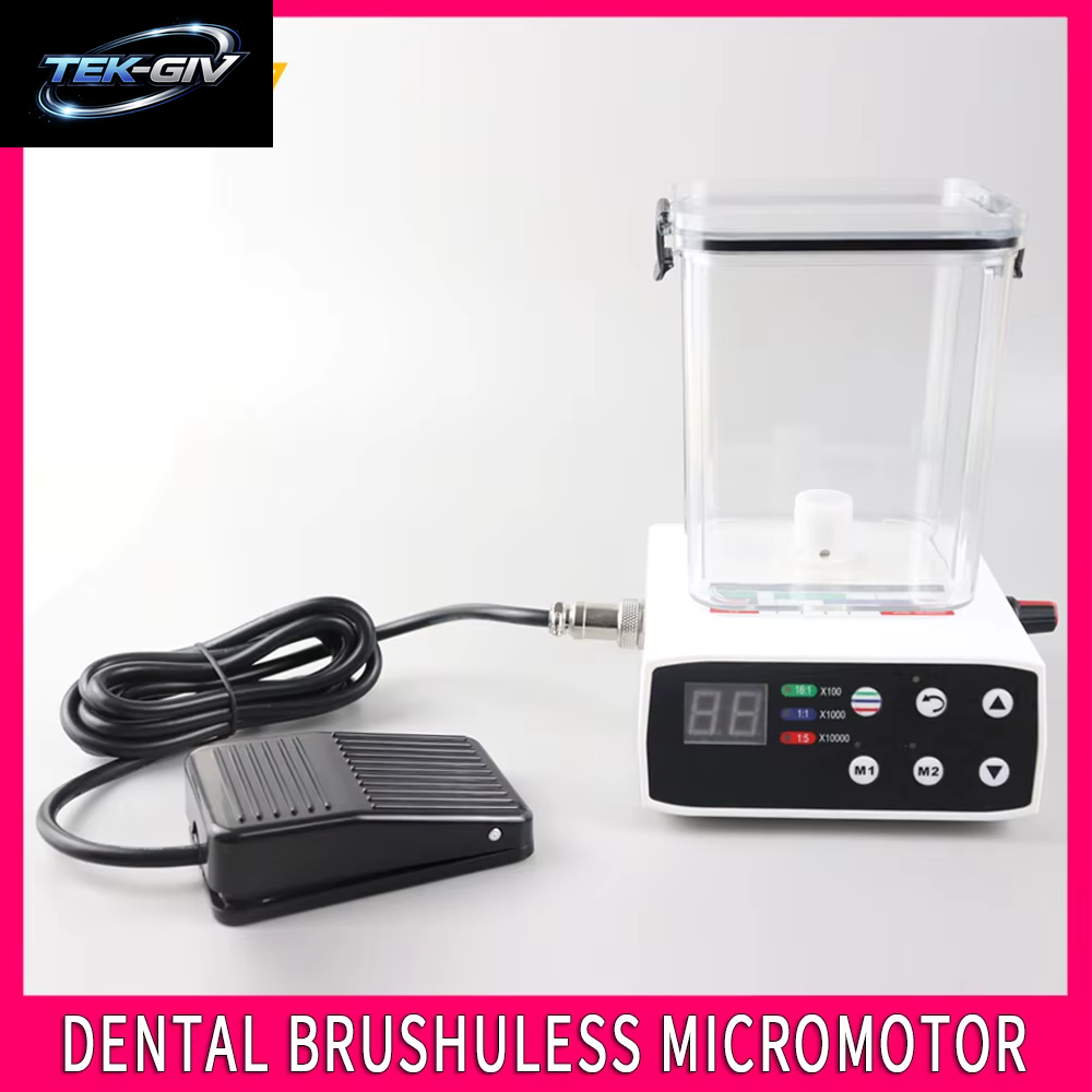 Dental-Elektromotor, Bürstenloser Mikromotor Mit Wassertank, Internes Spray, 2/4 Löcher, Passend Für 1:1/1:5/16:1 Handstück, Zahnmedizin-Werkzeuge