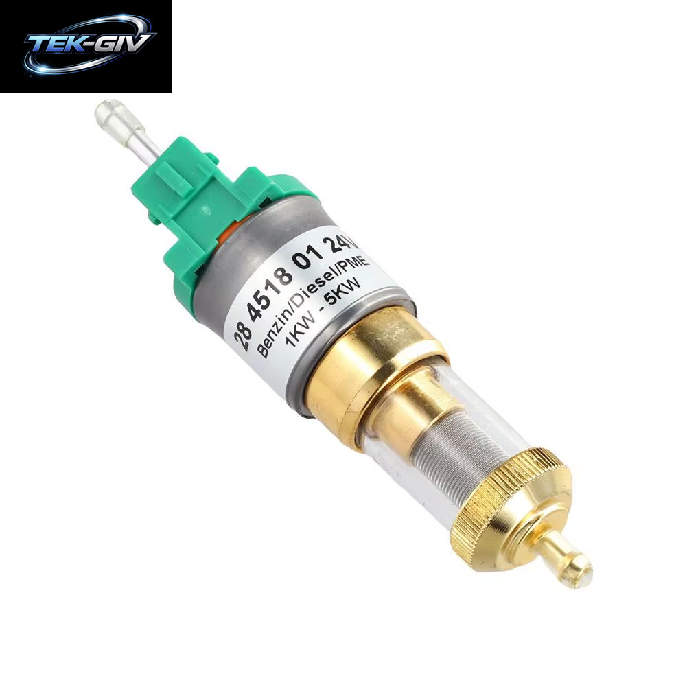 22ML/28ML Stille Kraftstoff Pumpe Universal Ultra Ruhig 12V/24V Auto Zubehör Kraftstoff Metall Pumpe Diesel Heizung Pumpe 5KW Auto Air Hea P8W6
