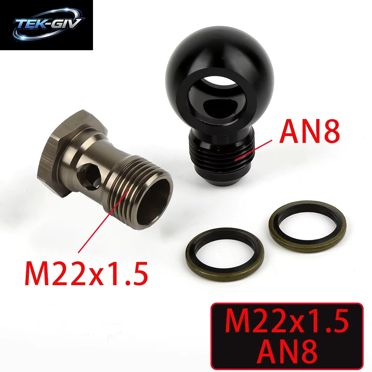 Aluminium M16X1, 5 M18 * 1, 5 M22 * 1,5 Schraube Hydraulische Kupplungs Schraube & Banjo Adapter Bolzen Verschraubung Stecker An10 Kugel Verschraubung Adapters Atz