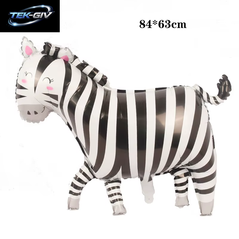 Cartoon Tier Kaninchen Hirsch Folienballon Kinder Geschenke Geburtstag Party Dschungel Tier Thema Dekoration Eichhörnchen Fuchs Bär Helium Globos
