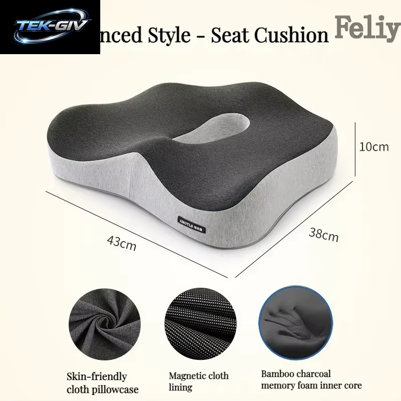 Memory Foam Bürostuhl Kissen Auto Sitz Unterstützung Taille Kissen Massage Lenden Orthopädische Kissen Gesäß Steißbein Kissen Zurück Pads