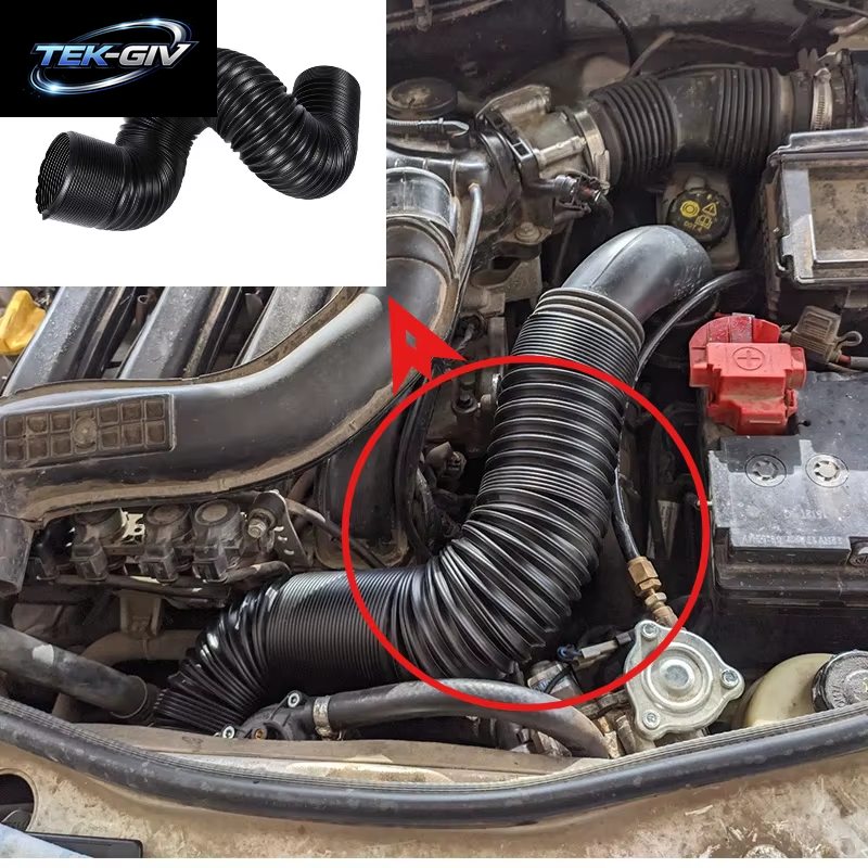 1Pc Automotive Klimaanlage Filter Ansaugrohr Kits 76/63/51Mm Stahl Draht Wellluft Einlass Teleskop Kanal Schlauch Motoren