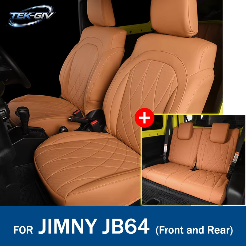 Auto Sitz Cove Für Suzuki JIMNY Jb64 Jb74 Luxus Voll Surround Pad PU Leder Kissen Geändert Wasser Beweis Innen Zubehör