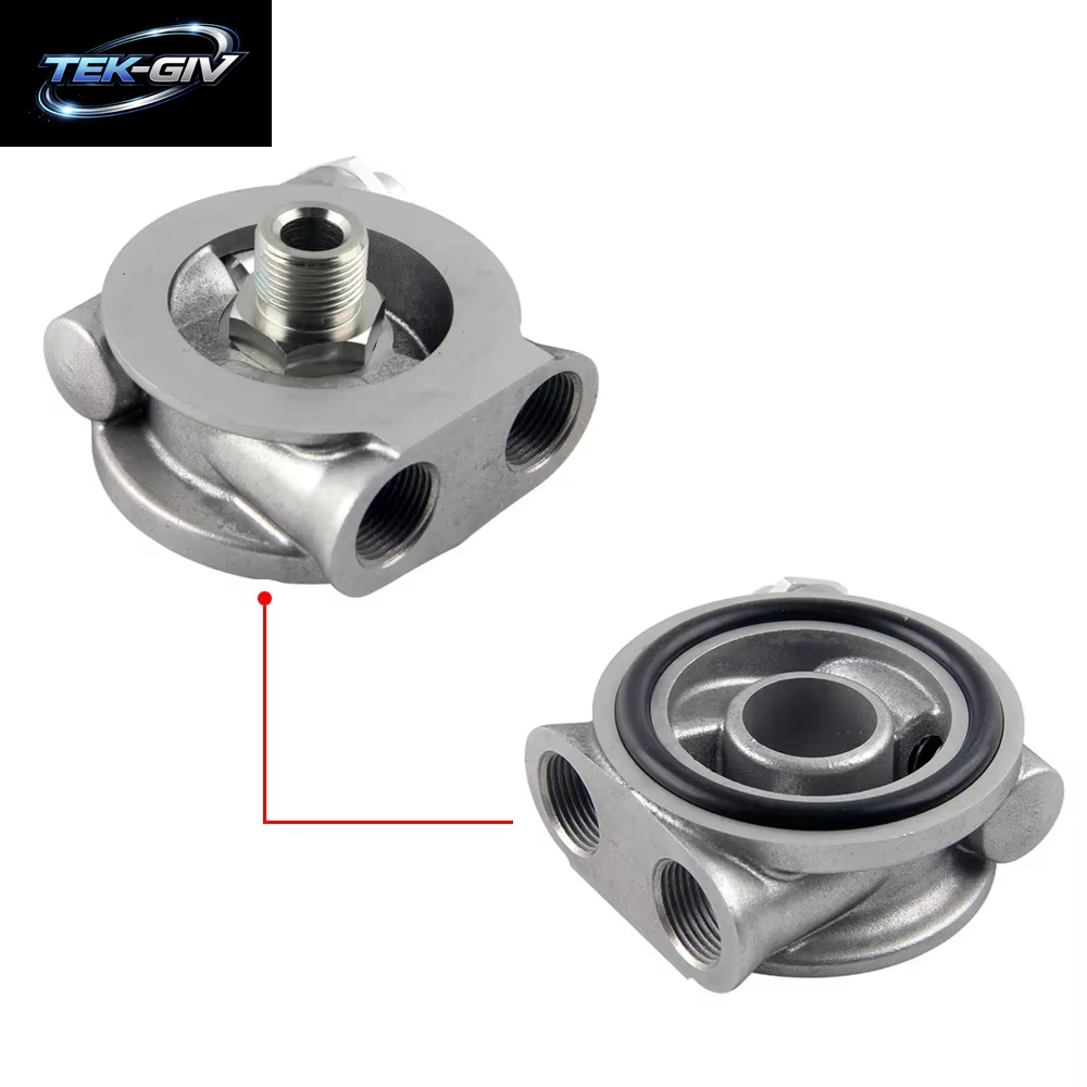 Aluminium AN8 AN10 Ölkühler Sandwich Platte Filter Adapter Turbo Thermostat Öl Sender Adapter