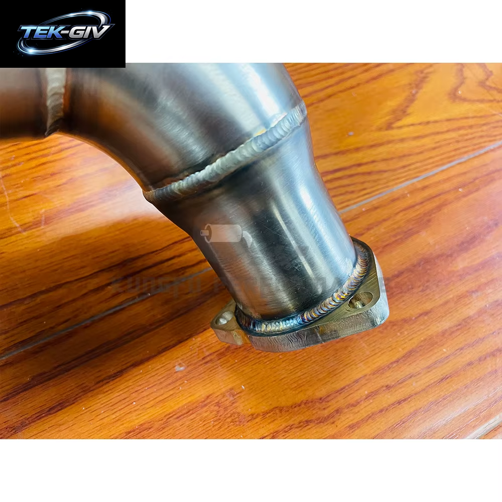 KUNGFU PERFORMANCE SS304 High-Flow Competition Catless S5 Downpipe FÜR AU DI S4 B9 3.0T 2017-2022