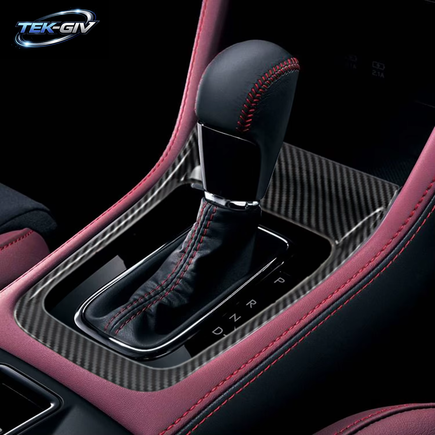 Für Subaru Wrx Sti 2010-2015, Levorg 2014-2017 Ruß Ruß Automatische Schalt Kasten Platte Dekorative Abdeckung Verkleidung Autozubehör